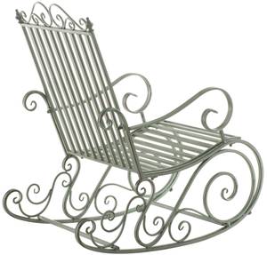 Chaise à bascule de jardin Smilla Vert