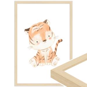 Tiger gerahmtes Poster 40 x 60 cm