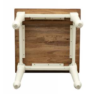 Table BASTIDE Imitation noyer - Blanc