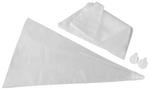 Poches à douille jetables et 3 embouts Matière plastique - 12 x 23 x 3 cm