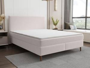 Boxspringbett NARA Beige - Breite: 165 cm