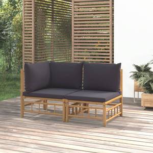 Garten-Lounge-Set 3028342-4 (2-teilig) Dunkelgrau