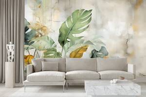 Papier Peint Feuilles Tropicales Nature 450 x 300 x 300 cm