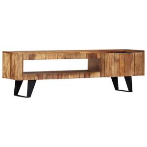 TV-Möbel 247980 Braun - Metall - Massivholz - Holzart/Dekor - 30 x 40 x 140 cm