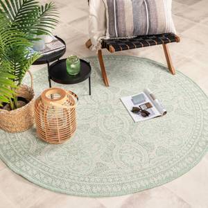 In- & Outdoor Teppich R Summer Oriental Mint - 100 x 100 cm