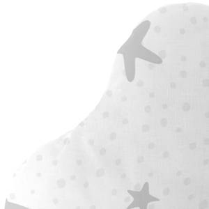 Little star Kissen stern Grau 60x40 cm Grau - Textil - 1 x 60 x 40 cm