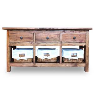 Sideboard Braun - Massivholz - 100 x 50 x 100 cm