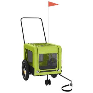 Remorque vélo pour chien 3028772-2 Vert - 55 x 53 x 120 cm