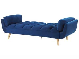 Schlafsofa ASBY Blau - Marineblau - Eiche Hell