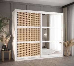 ARMOIRE À PORTES COULISSANTES PLECIONKA Largeur : 200 cm - Argenté