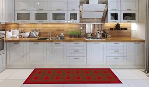 Küchenläufer Rot - Textil - 52 x 1 x 180 cm