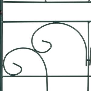 Lot de 2 Grilles tuteur 220 cm Vert - Métal - 50 x 220 x 2 cm