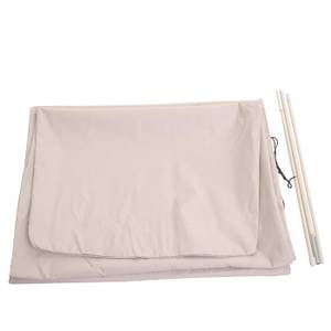 Housse de protection pour parasol 3,5m Blanc crème - Gris