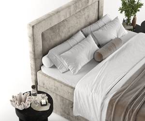 Boxspringbett Imagine Beige - Breite: 160 cm - H3