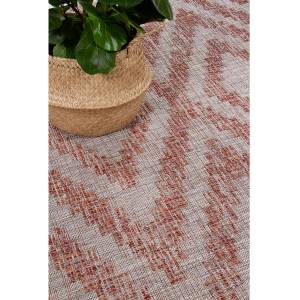 Tapis intérieur extérieur ETNO Rouge - 200 x 280 cm