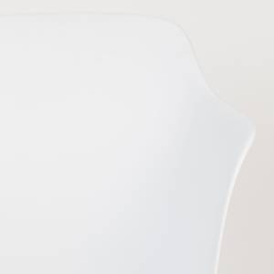 Fauteuil de table Tango Matière plastique / Acier - Blanc