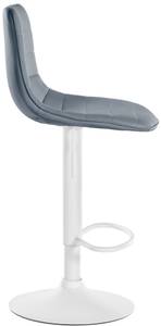 Tabouret de bar Lex Lot de 2 Gris - Blanc