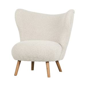 Fauteuil design Celine Beige - Textile - 80 x 83 x 80 cm