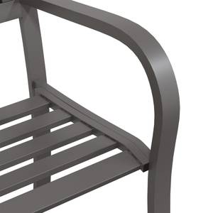 Banc de jardin 3005095-2 Gris - Métal - Matière plastique - 246 x 77 x 246 cm