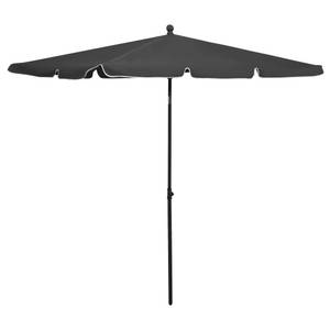 Parasol de jardin 315545 Gris - Textile - 140 x 238 x 210 cm