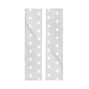 Bankkissen 2er Set Little Stars Grau - Textil - 108 x 3 x 20 cm