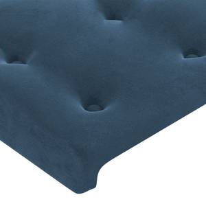 Boxspringbett 3017268-20 Dunkelblau - 120 x 203 cm