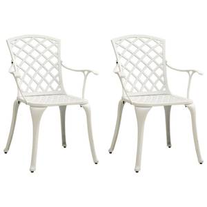 Bistro-Set-k305 ( 3-tlg ) Weiß - Massivholz