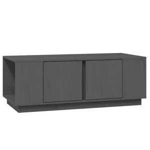 Couchtisch D748 Grau - Massivholz - 50 x 40 x 110 cm