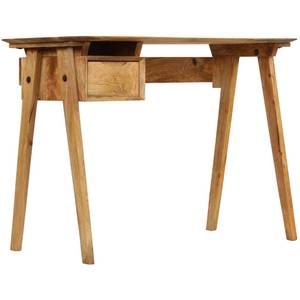 Schreibtisch Braun - Massivholz - Holzart/Dekor - 110 x 76 x 110 cm