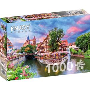 Puzzle Esslingen am Neckar Deutschland Papier - 24 x 5 x 34 cm