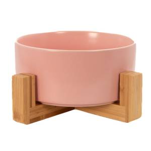 Futternapf Timo Pink - Keramik - 21 x 9 x 21 cm