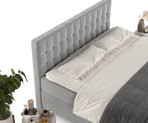 Boxspringbett Milo Grau - Breite: 200 cm