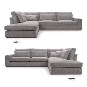 Ecksofa Sofa Eckcouch Satia Mini Grau - Ecke davorstehend rechts