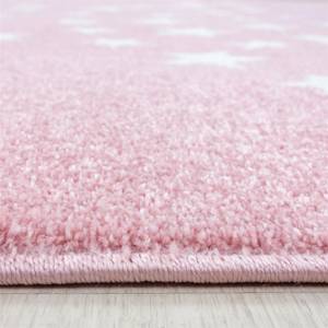 Kinderteppich - Belinda - rechteckig Pink - Kunststoff - 80 x 1 x 150 cm