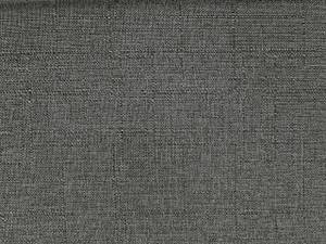 Lit double ROANNE Gris - Chêne foncé - 189 x 211 cm - Textile