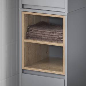 Hochschrank BZR147-DG Grau - 30 x 170 x 30 cm