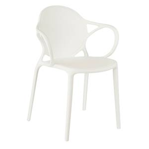 Chaise de jardin Nebraska Blanc