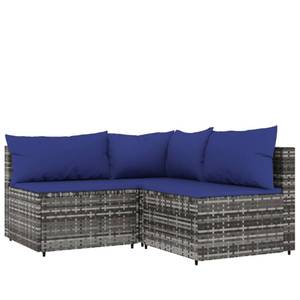 Garten-Lounge-Set 3029628-3 (4-teilig) Blau - Grau