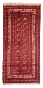 Afghan - 100x69cm Rot - Naturfaser - 69 x 1 x 100 cm