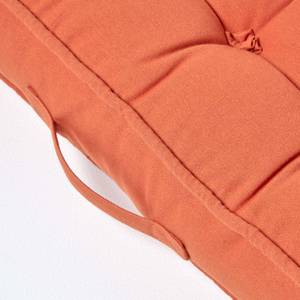 Sesselkissen mit Baumwollbezug Orange