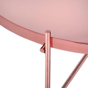 Table d'appoint Ø 43x45cm cuivre, métal Cuivre - Rosé