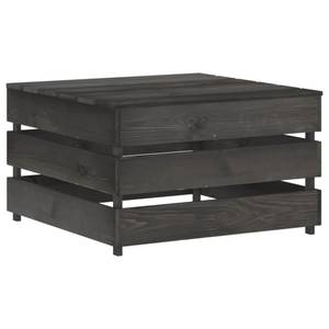 Garten-Lounge-Set Grau - Massivholz - Holzart/Dekor - 70 x 66 x 69 cm