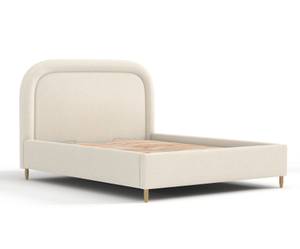 Polsterbett Mija Beige - Breite: 160 cm