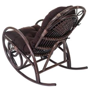 Fauteuil à bascule C40 Rotin Marron