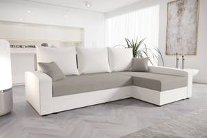 Ecksofa CHIEV Beige - Ecru - Ecke davorstehend rechts