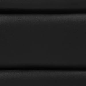 Lit 160x200cm simili noir sommier inclus Noir - Cuir synthétique - 213 x 90 x 165 cm