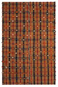 Teppich Jajim LXI Grün - Textil - 152 x 1 x 227 cm