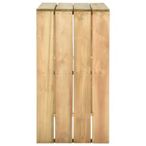 Garten Bar Set (5-teilig) 3096634 Braun - Massivholz - Holzart/Dekor - 60 x 110 x 100 cm