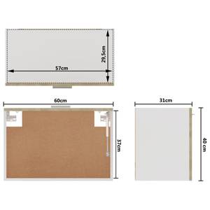 Hängeschrank 3016496-6 Braun - 60 x 40 cm