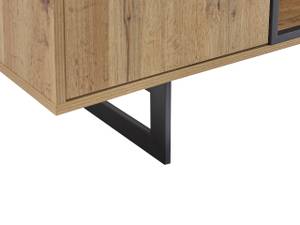 Meuble TV BOISO Noir - Marron - Bois manufacturé - 160 x 50 x 40 cm